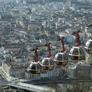 France-Grenoble- Cable Car France-Grenoble- Cable Car