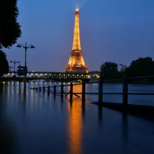 France--Weather-Paris-Eiffel Tower