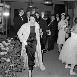 La bailarina francesa Zizi Jeanmaire llegando al Teatro de los Campos Elíseos. La bailarina francesa Zizi Jeanmaire llegando al Teatro de los Campos Elíseos.
