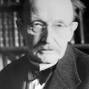 Print of Max Planck's portrait, dated 14 April 1943