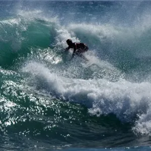 Italy Print: Surfer on Wave Italy Print: Surfer on Wave