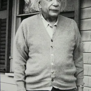 Print of Albert Einstein's Autograph