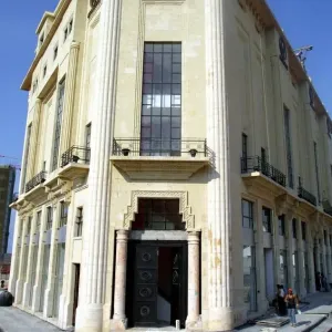 A 2001 print of the Lebanon-Virgin Megastore shows an art-deco building