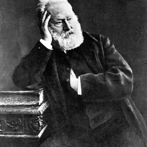 Print of Victor Hugo in his later years