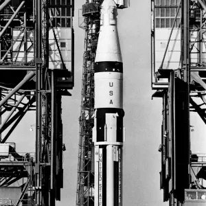 Print of Apollo VII Spacecraft in Houston