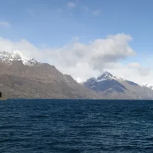 Print of the Earnslaw Steam Ship on Lake Wakatipu Print of the Earnslaw Steam Ship on Lake Wakatipu