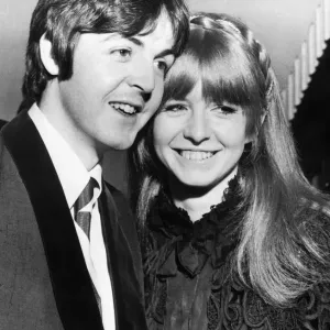 Paul McCartney and Jane Asher Print, 1968 Paul McCartney and Jane Asher Print, 1968