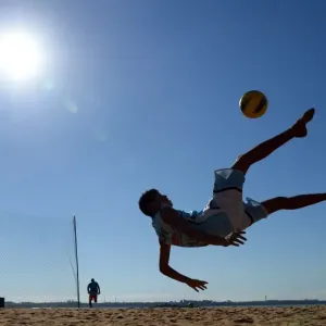 Performing a Bicycle Kick Performing a Bicycle Kick