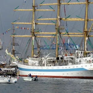 This picture taken on September 27, 2013 shows Russias ship Mir This picture taken on September 27, 2013 shows Russias ship Mir