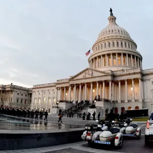 Rehearsal For Presidential Inauguration of Donald Trump