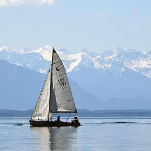 Lake Starnberger See Sailboat Print