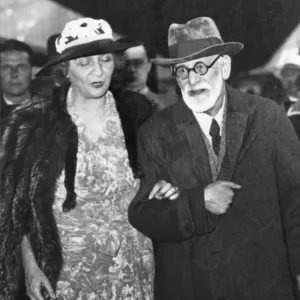 Sigmund Freud and Marie Bonaparte Print, 1938