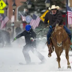 Ski Joring-Us -Colorado-Offbeat Ski Joring-Us -Colorado-Offbeat