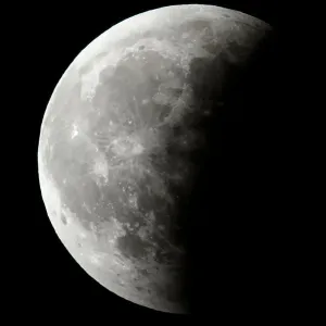 Print of a Total Lunar Eclipse over Washington DC