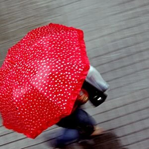Turkey-Istanbul-Rain-Umbrella