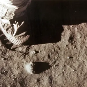 Apollo 11 Footprint Print