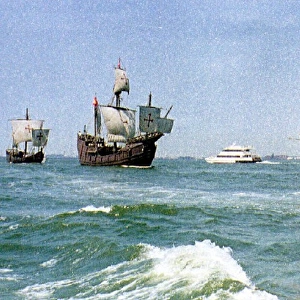 Us-Columbus Ships-Ny Harbor