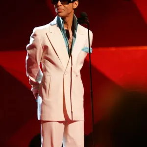 Print of Prince at the 49th Grammy Awards