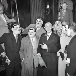 Stan Laurel at Paris Train Station Print, 1950 Stan Laurel at Paris Train Station Print, 1950