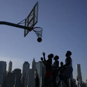 US-LIFESTYLE-BROOKLYN-BASKETBALL