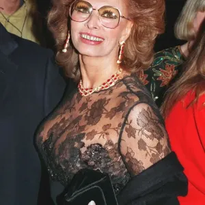 Print of Sophia Loren at Ready To Wear premiere