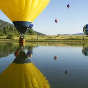 USA Hot Air Balloon Rodeo Print USA Hot Air Balloon Rodeo Print