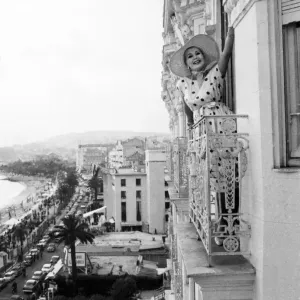 Zsa Zsa Gabor Print from a 1959 Cannes Apartment Window Zsa Zsa Gabor Print from a 1959 Cannes Apartment Window
