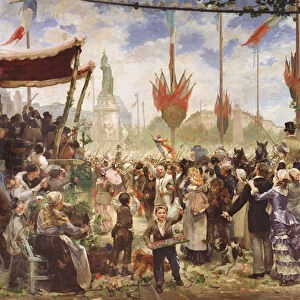 The 14th July 1880, 1882 (oil on canvas)