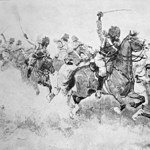 The 9th Bengal Cavalry Charge the Beloochees, Battle of Meanee