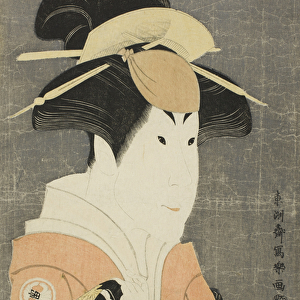 The actor Segawa Tomisaburo II as Yadorigi, wife of Ogishi Kurando