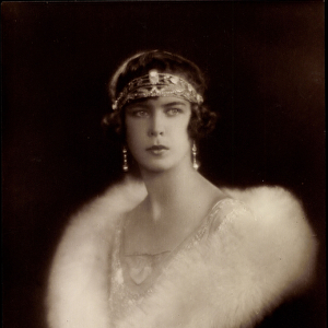 Ak S. A. R. la Principessa Maria Jose, di Savoia, von Italien (b / w photo)
