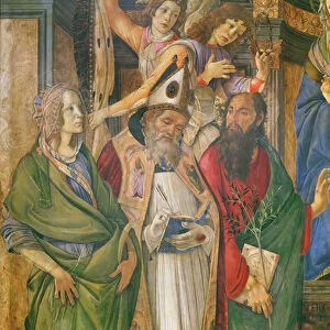 The Altarpiece of Saint Barnabas, detail of Saint Catherine of Alexandria, Saint Barnabas