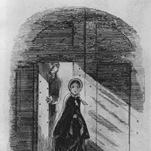Detail of Amy Dorrit from the frontispiece to Little Dorrit by Charles Dickens