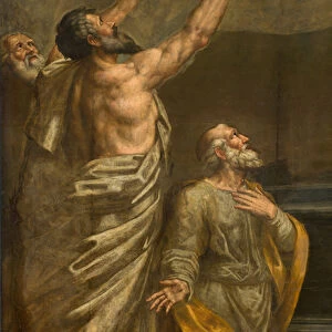Apse, Altarpiece by Bernardino Gatti called Il Sojaro completed by Giovanni Battista