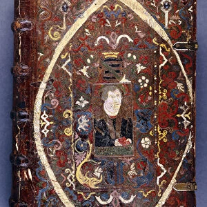 Book cover with a portrait of Martin Luther (1483-1546)
