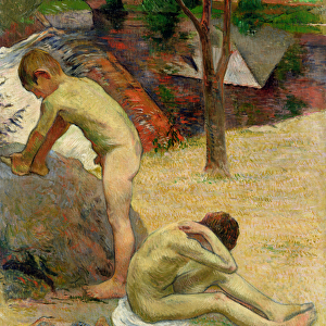 Breton Boys Bathing, 1888 (oil on canvas) (see also 244974)