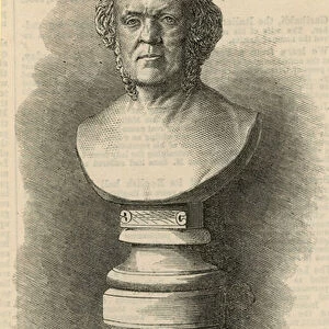 Bust of Thackeray (engraving)