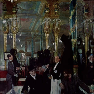 Cafe Royal, London, 1912 (oil on canvas)
