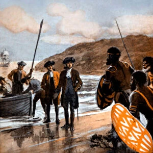 Captain Cooks first landing at Botany Bay