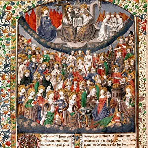 The Celestial Court or reign eternal happiness Miniature taken from "