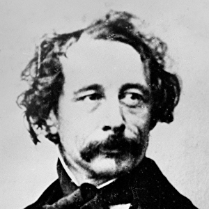 Charles Dickens, c. 1853 (b / w photo)
