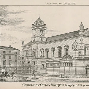 Church of the Oratory Brompton (engraving)