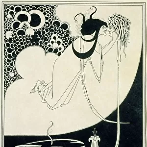 The Climax, illustration from Salome by Oscar Wilde, 1893 (line block print)