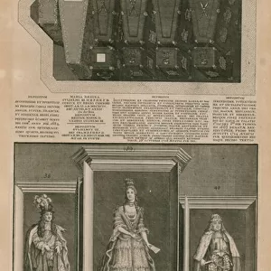 Coffins in the Royal Vault (engraving)