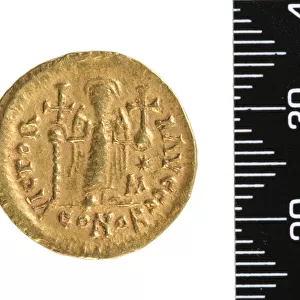 Coin (reverse) c. 534-548 (gold)