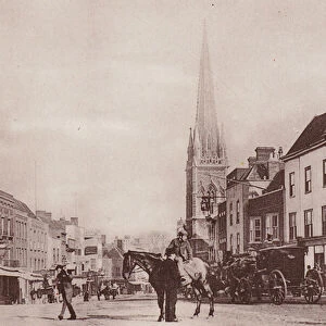 Colchester: High Street East (b / w photo)