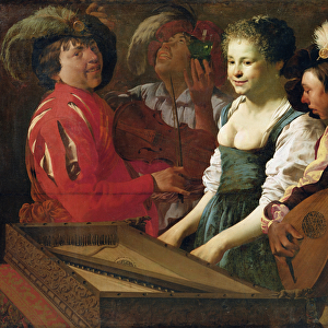 Concert, 1626 (oil on canvas)