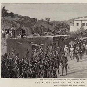 The Conclusion of the Ashanti Expedition (engraving)