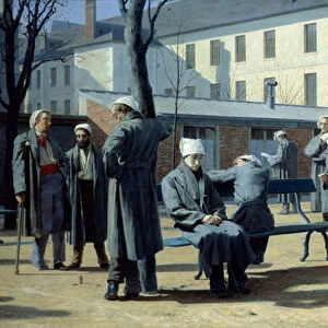 The Convalescents, 1861 (oil on canvas)