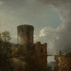 Conway Castle, 1809 (oil on board)